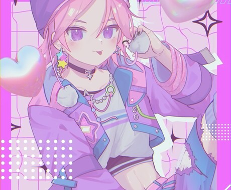 SNS用アイコンや夢絵等描きます デフォルメでの依頼もお任せ下さい！ イメージ2