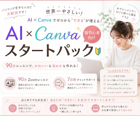 Canva超初心者にやさしく教えます イメージ1