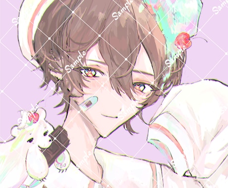 ご要望に合わせた雰囲気のアイコンを描きます キャラクターの雰囲気に合わせたテイストのイラストが得意です イメージ1
