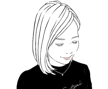 シンプルでおしゃれイラストをお描きします お写真を元にアイコンやプレゼント、思い出などにも イメージ1