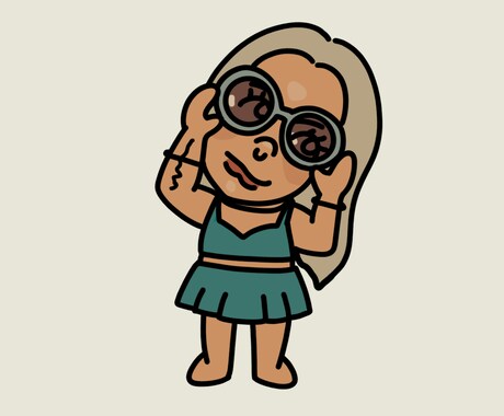 ゆるかわ・おしゃれ似顔絵描きます イメージキャラクターでアイコンや名刺に個性を出そう イメージ2
