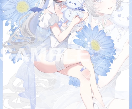 商用◎｜Vtuber・配信者向けイラスト制作します 商用利用可（追加料金なし）セクシーで可愛いイラストが得意です イメージ2