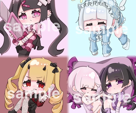 かわいいデフォイラスト描きます イメージ1