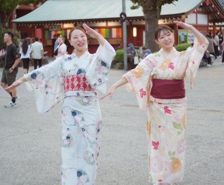 日本の伝統芸能　盆踊りを提供します 盆踊り歴最長10年以上レッスンやイベント出演します イメージ2
