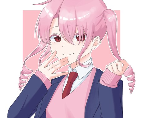 アイコンイラストお描きします 首上最低1000円のイラストお描きします！バストアップも可！ イメージ2