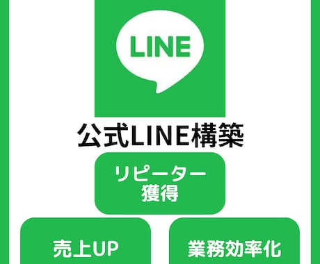 公式LINE構築で売上UPに貢献いたします めんどくさいを解決しクライアント様の魅力を引き出します。 イメージ1