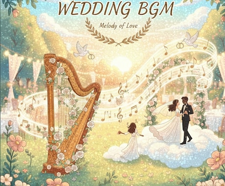 結婚式BGMプレイリストの作成をお手伝いします 曲選びに迷ったときの味方。心に残るBGMを丁寧にセレクト。 イメージ1