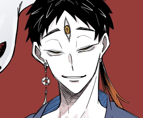 今流行りの男性イラスト描きます 1枚イラスト、アイコン描きます。 イメージ2