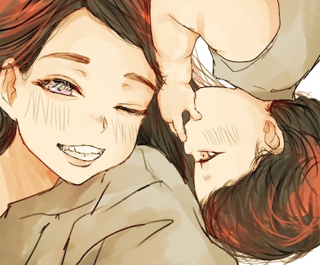 似顔絵描きます 暖かみのあるかわいい似顔絵を目指しています(^^♪ イメージ1