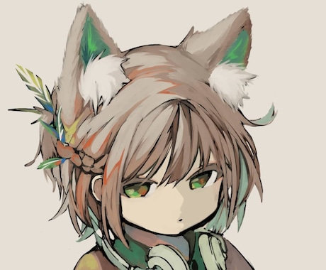 商用OK！厚塗り風キャラクターアイコン描きます お手軽に厚塗りイラストをあなたの手に イメージ1