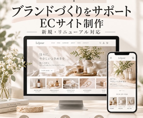 初心者安心＊makeshopでECサイト制作します イメージ1