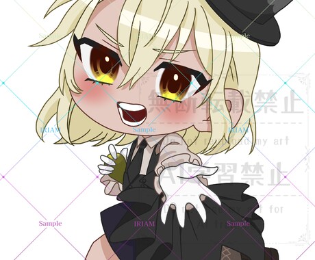 多彩なポーズで躍動感溢れるSDを描きます あなただけのオリジナリティ溢れるSD イメージ2