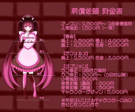 キャラクターデザイン承ります あなただけのオリジナルキャラクターを作りませんか！？ イメージ1