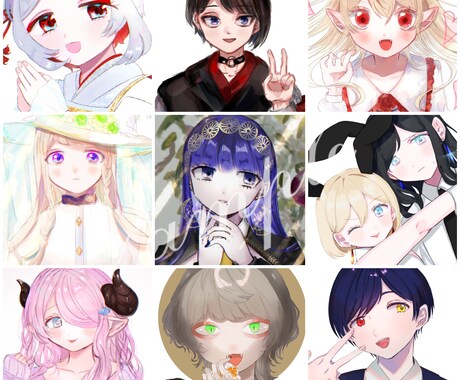 3名限定割引】SNS用のアイコン描きます 自分用のアイコンがほしいあなたに！ イメージ2