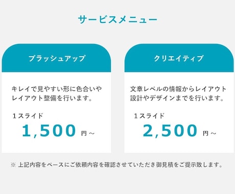 業界問わず！伝わるパワーポイント資料作成いたします 社内資料、プレゼン資料、営業資料などをキレイで伝わる資料に！ イメージ2