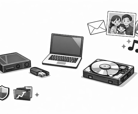 HDDやSDカードのデータ復旧します HDD.SD.USB.MOなど イメージ1