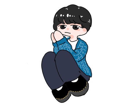 かわいい似顔絵アイコン制作します ！！！全身のイラストをデフォルメして書きます！！！ イメージ2