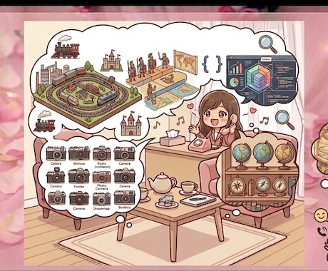 発達特性の方　思いついた趣味の話をそのまま聞きます 話が飛んでも大丈夫。好きな趣味の話をそのまま聞きます。 イメージ2