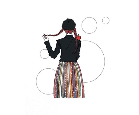 あなたのためにイラストをお描きます SNSのアイコンや ポストカードの挿し絵にオススメです イメージ2