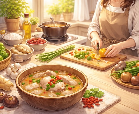 体質に合わない食事かも？薬膳レシピをご提案します 体質に合わない食事が不調の原因かもしれません イメージ1