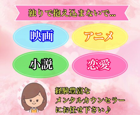 あなたの話し相手になります 話すことで、暇潰しにも、ストレス解消にもなりますよ。 イメージ1