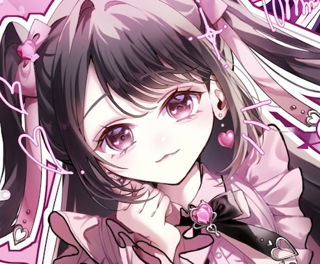 平均4日納品！バストアップイラスト描きます SNSアイコン用などに！可愛い、アニメ系の絵柄が好みな方へ！ イメージ2