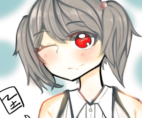 貴女専用の可愛い&恰好いいアイコン描きます お手軽価格でアイコンがゲット出来ます! イメージ1