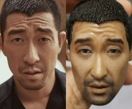 1/6 1/12 の似顔絵フィギュアを作製します 1/6 1/12サイズのヘッドをオーダーメイド作製致します。 イメージ2