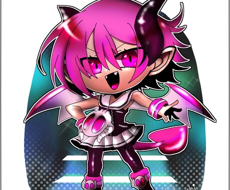 デフォルメイラスト描きます キラキラ、かわいいデフォルメキャラを描きます！ イメージ1