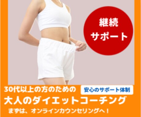 ダイエット講座のアフターサポートをします 独り立ちが不安なあなたへ。習慣を定着させる継続サポート イメージ1
