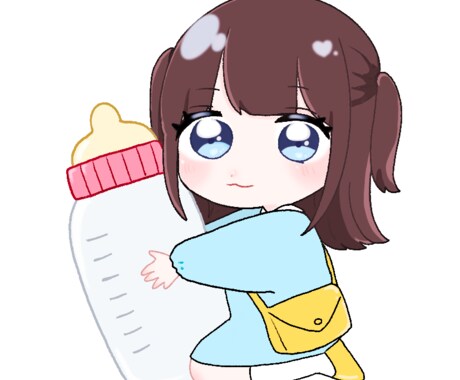 かわいいミニキャライラスト作成します SNSアイコンやグッズなどに! イメージ2