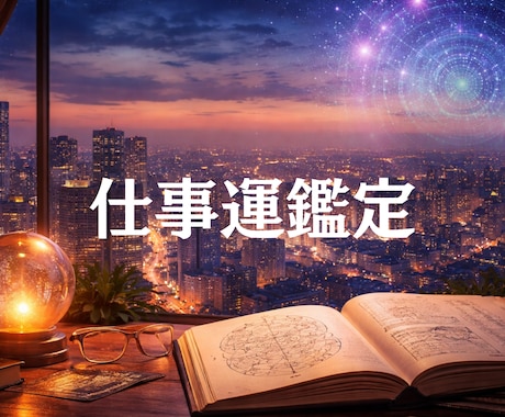 転職の時期・適職・仕事運を四柱推命で鑑定します 仕事の悩み、転職の迷い、適職を命術で詳しく占います。 イメージ1