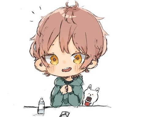 デフォルメイラストかきます 基本バストアップのみとさせていただきます。 イメージ1