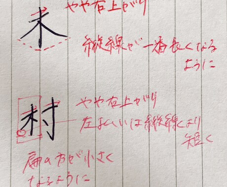 あなたのペン字を添削し、お手本を差し上げます 添削2回！オリジナル手本でとことん練習してください！ イメージ1