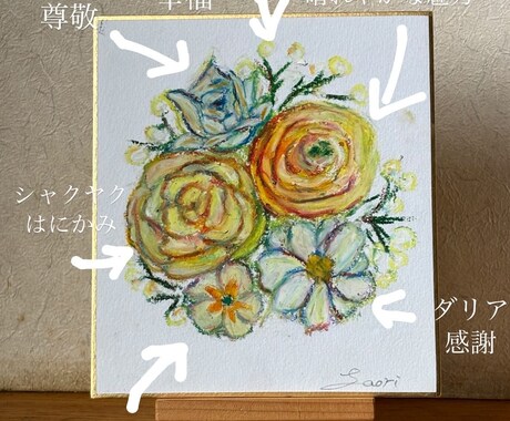 思いを届ける花束を描きます あなただけの花束を描きます　(データ納品/原画も可) イメージ2