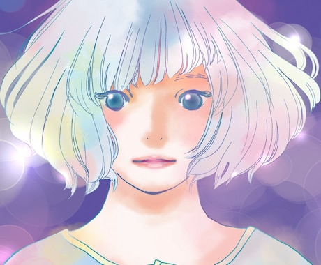 ふんわりイラストでSNSアイコンお作りいたます 働く女性におすすめ!ナチュラルなタッチで描きます。 イメージ1