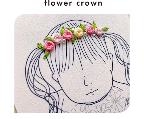 紙刺繍のヘアカットアート作ります 一生に一度しかない貴重なファーストカットヘアを残しませんか？ イメージ2