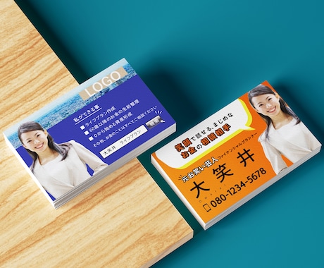 女性起業家向け｜美容・飲食にも◎名刺作ります 顔写真入り×凝ったデザインで仕事を引き寄せる一枚 イメージ2