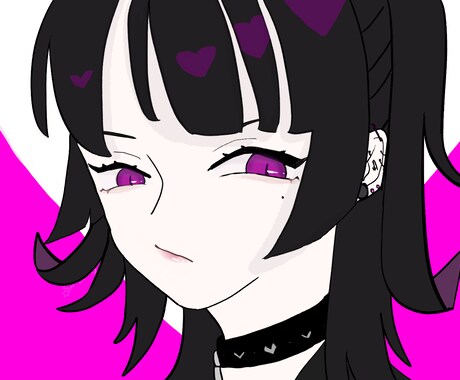 シンプルかつ個性的なイラストを描きます SNSなどのアイコン等描かせていただきます❕ イメージ2