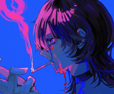 ダークでビビットなMVサムネイルお描きします イメージ1