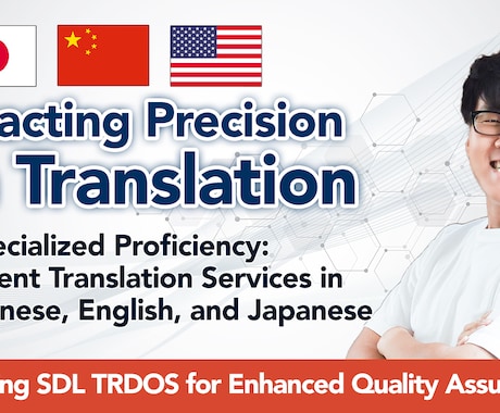 Tradosを活用した翻訳サービス提供いたします 日本語から中国語、英語へのあらゆる翻訳作業をサポートします！ イメージ2
