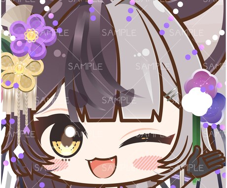 配信用スタンプ・バッジイラスト制作いたします 複数サイズ納品可能◆かわいいデフォルメスタンプお描きします イメージ2