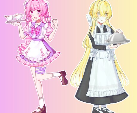 立ち絵イラスト制作します ポップで可愛い立ち絵を制作します！ イメージ2
