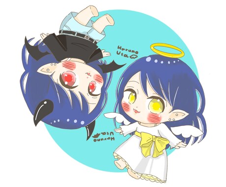 温かみあるデフォルメイラスト描きます アナタだけのイラストを描きます イメージ2