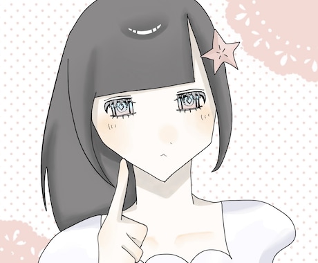 目を引く可愛いアイコンイラスト描きます 胸上アイコンサイズ♡商用利用可能オプション有 イメージ2