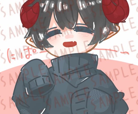 かわいいミニキャラお描きします 可愛くお描き致します！お気軽にお声掛けください！ イメージ2