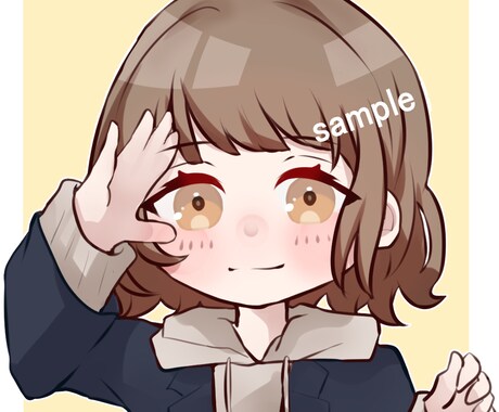 かわいいミニキャラアイコン制作します Twitter、YouTube、他SNSなど使用可能です！ イメージ2