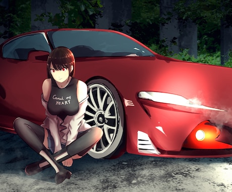 イラスト作成承ります 女の子、車、人工物、風景、動物などが得意です イメージ1