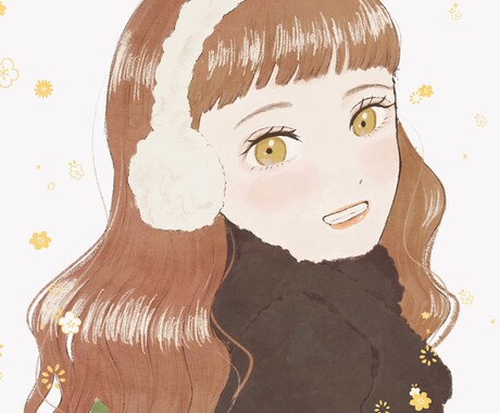 SNSアイコンを依頼者様と一緒に作ります 依頼者様のアイデアをふんわり可愛いイラストで表現します！ イメージ2