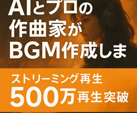 AI × 作曲家 が用途に最適なBGMを制作します AI×プロの商用向け高品質BGM制作 イメージ1